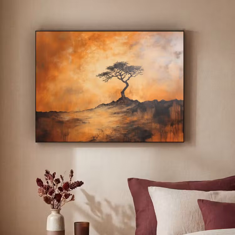Art Frame - Boom - Landschap - Oranje — 2