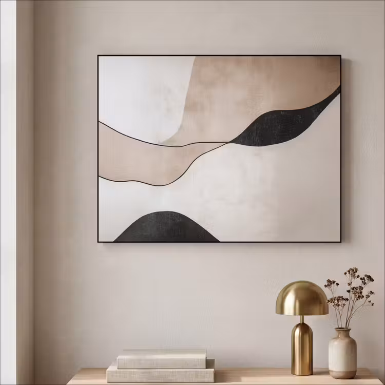 Art Frame - Contourlijnen - Abstracte landschap — 3