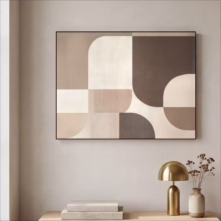 Art Frame - Geometrisch - Geweven structuur - Modern — 3