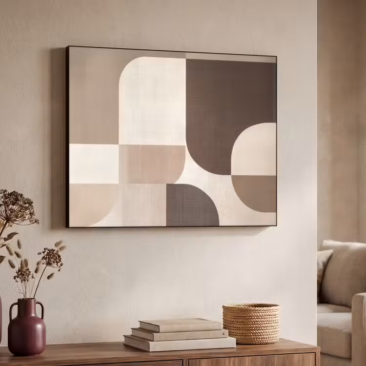 Art Frame - Geometrisch - Geweven structuur - Modern — 4