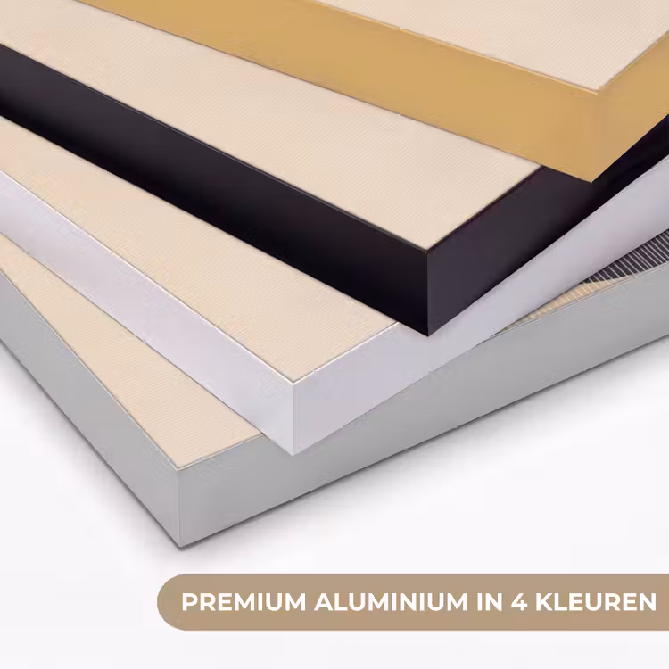 Art Frame - Grafisch gebogen motief - Beige — 5