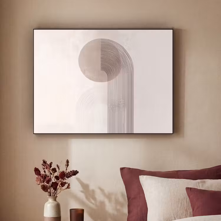 Art Frame - Minimalistisch - Cirkel - Lichtgrijs — 2