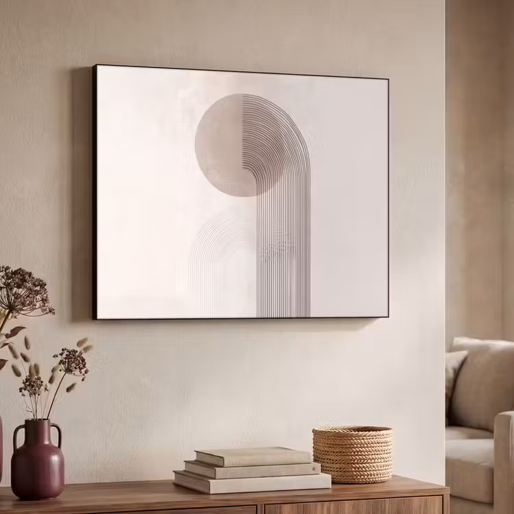 Art Frame - Minimalistisch - Cirkel - Lichtgrijs — 4