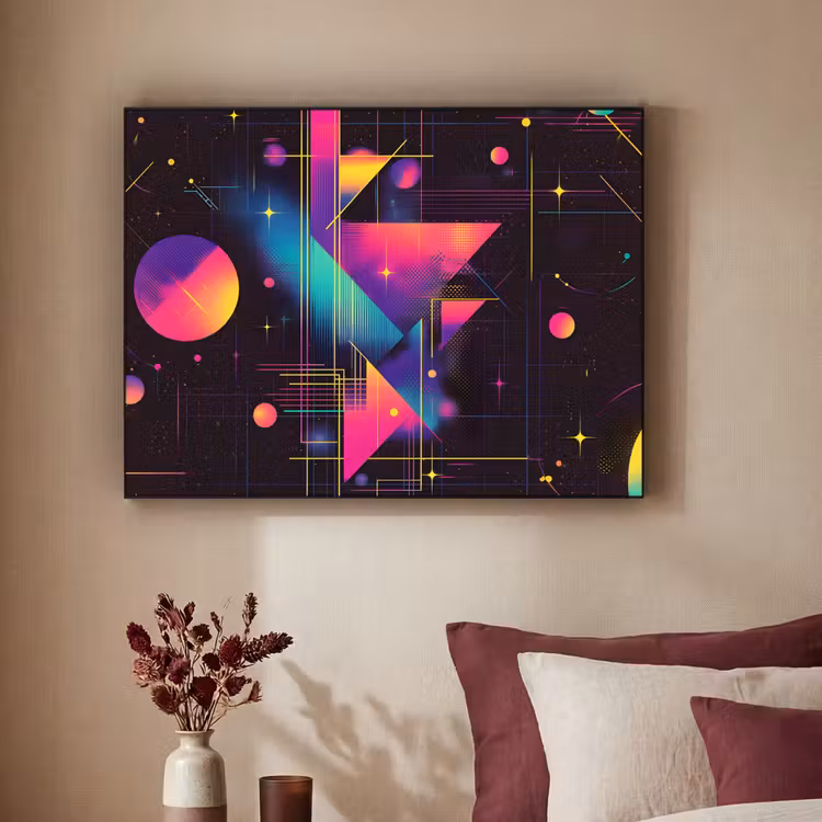 Art Frame - Driehoeken - Cirkels - Abstract - Sterren — 2