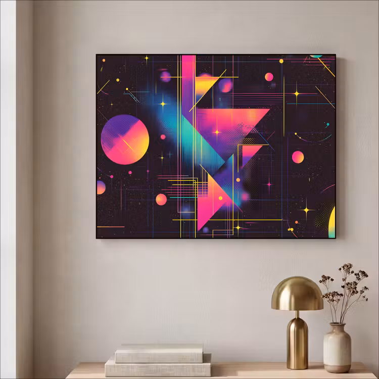 Art Frame - Driehoeken - Cirkels - Abstract - Sterren — 3