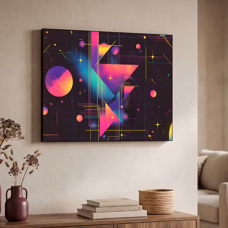 Art Frame - Driehoeken - Cirkels - Abstract - Sterren — 4