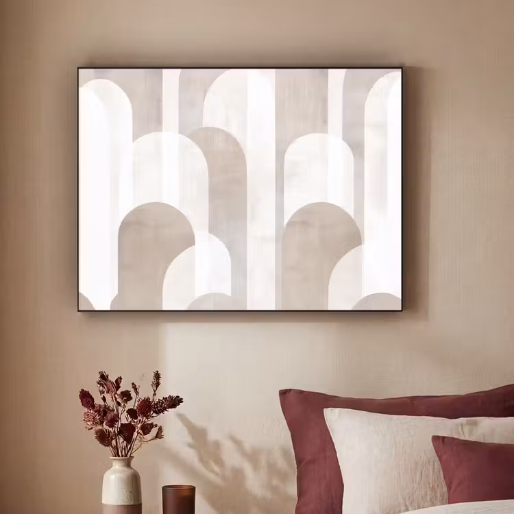 Art Frame - Abstracte bogen - Modern - Beige — 2