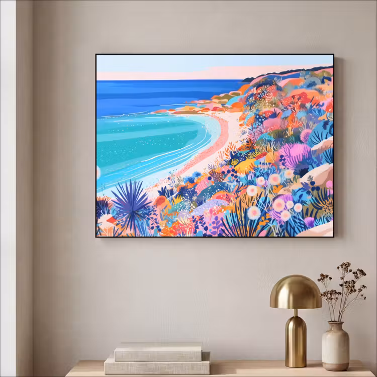 Art Frame - Bloemenweide - Zee - Zomers — 3