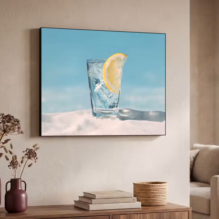 Art Frame - Glas - ijsblokjes - Citroen — 4