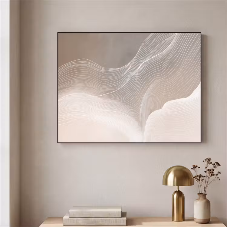Art Frame - Golvende lijnen - Luchtstromen - Harmonieus — 3