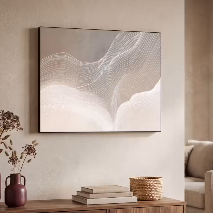 Art Frame - Golvende lijnen - Luchtstromen - Harmonieus — 4