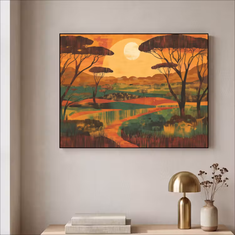 Art Frame - Landschap - Afrikaans - Zon — 3