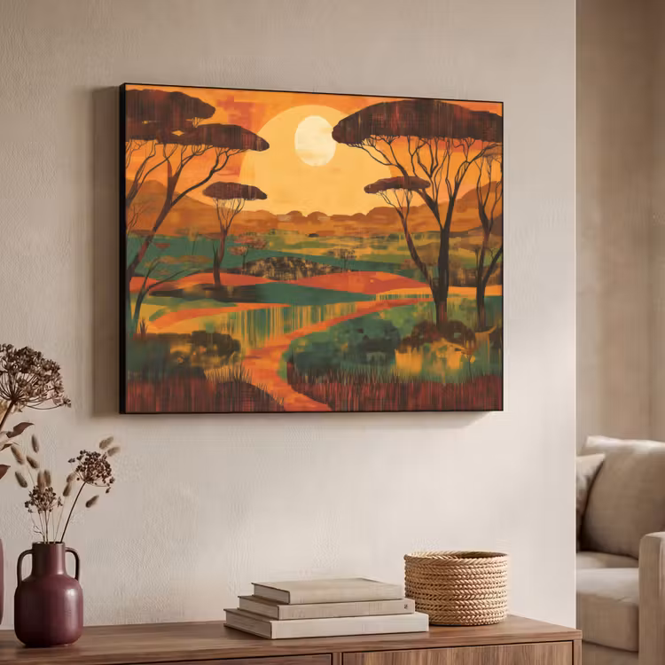 Art Frame - Landschap - Afrikaans - Zon — 4