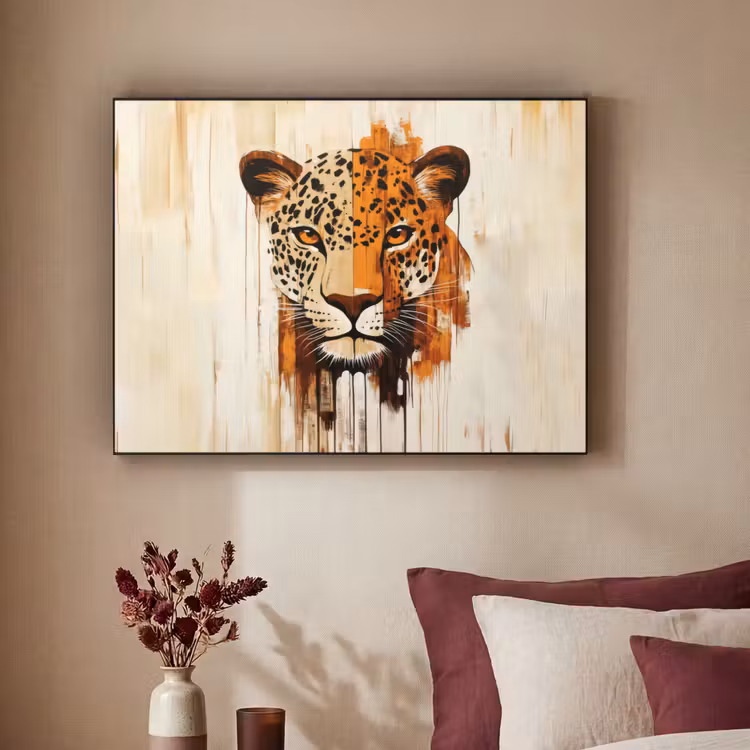 Art Frame - Luipaard - Symmetrisch - Strepen — 2