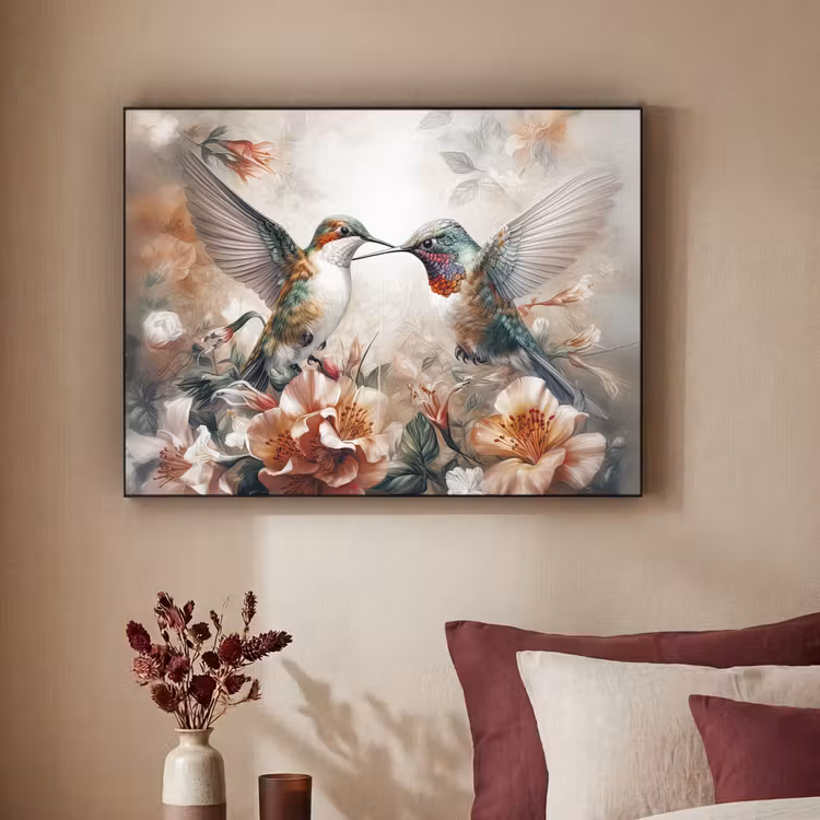 Art Frame - Kolibrie - Vogels - Bloemen - Natuur — 2