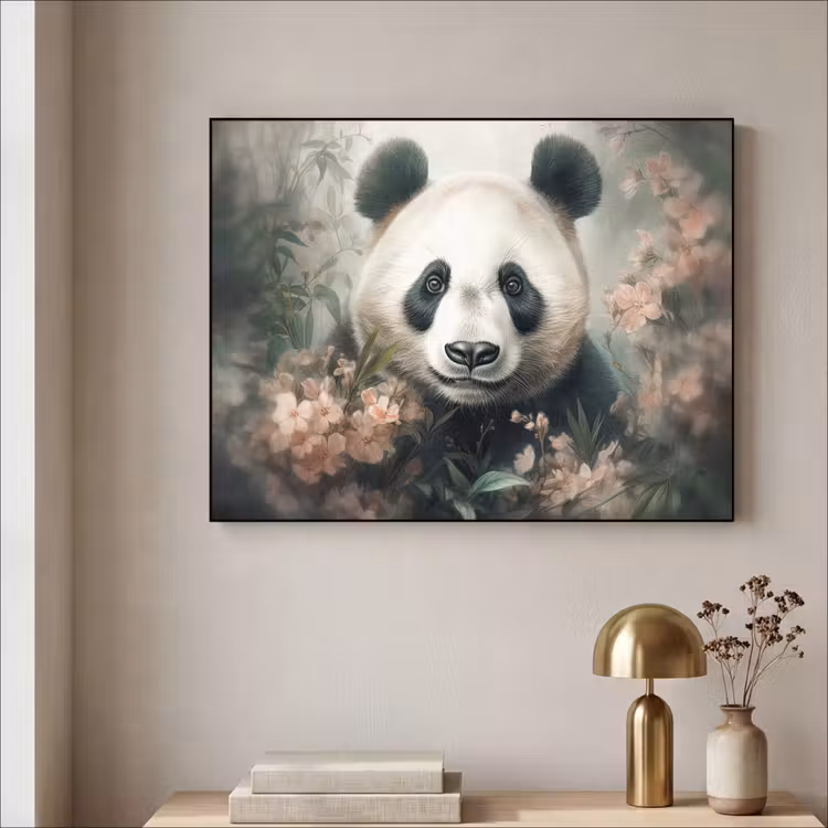 Art Frame - Panda - Dieren - Bloemen - Planten — 3