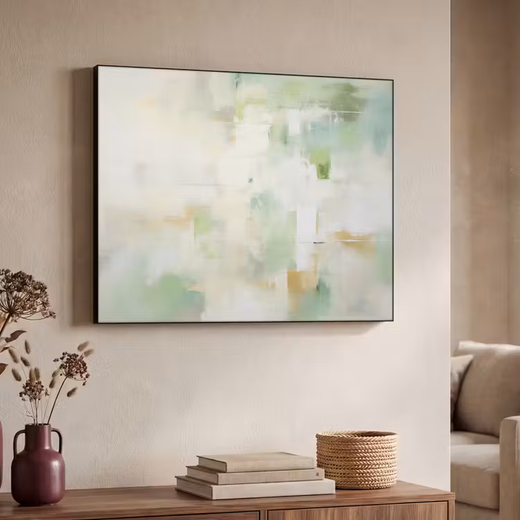 Art Frame - Abstract - Kunst - Wit - Groen - Modern — 4