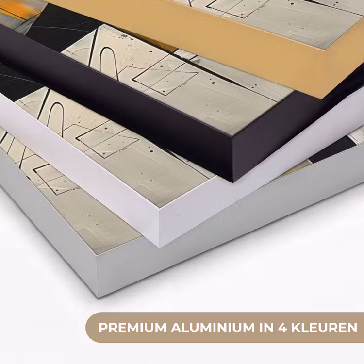 Art Frame - Geel - Abstract - Modern - Vormen — 5