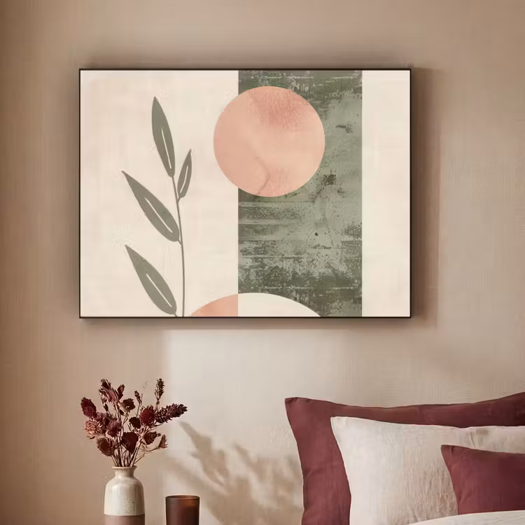 Art Frame - Geometrisch - Roze - Groen - Natuur — 2