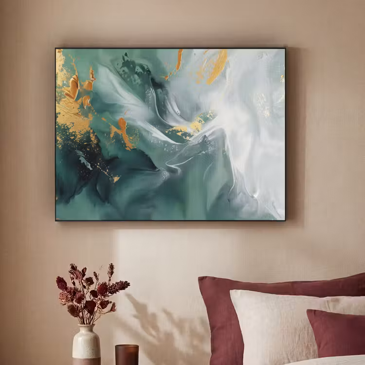 Art Frame - Groen - Modern - Marmer - Abstract — 2