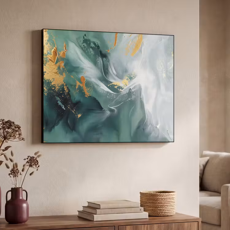Art Frame - Groen - Modern - Marmer - Abstract — 4