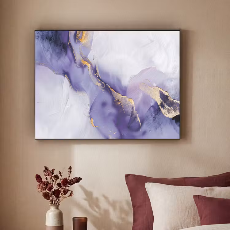 Art Frame - Paars - Modern - Marmer - Abstract — 2