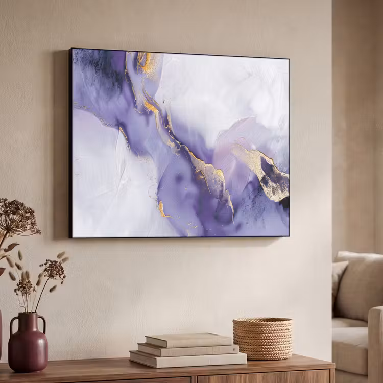 Art Frame - Paars - Modern - Marmer - Abstract — 4