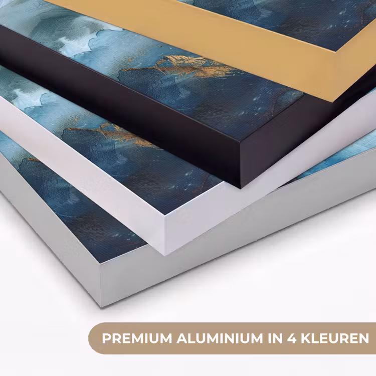 Art Frame - Abstract - Landschap - Bergen - Blauw - Modern — 5