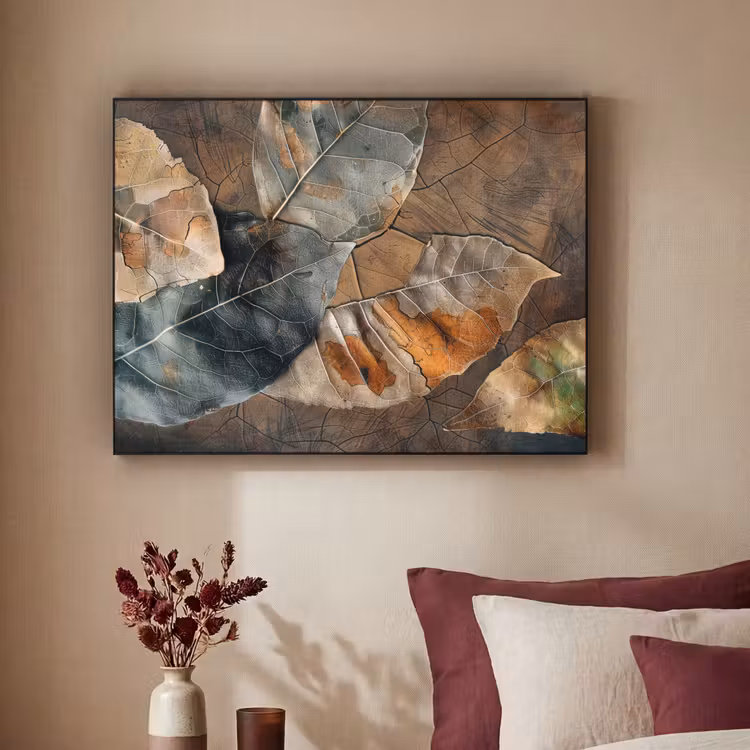 Art Frame - Bladeren - Bruin - Herfst - Natuur — 2