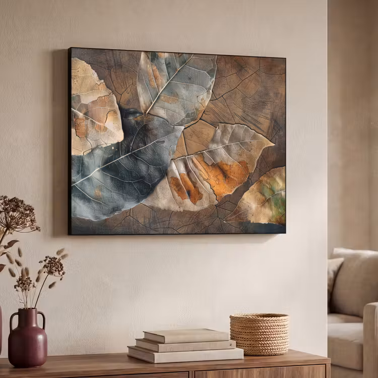 Art Frame - Bladeren - Bruin - Herfst - Natuur — 4