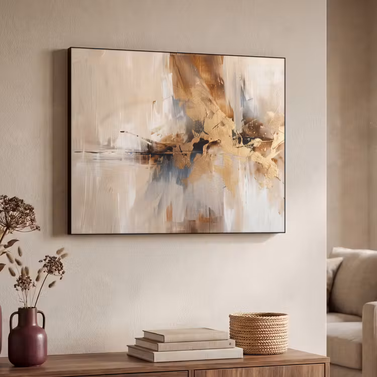 Art Frame - Modern - Bruin - Abstract - Beige — 4