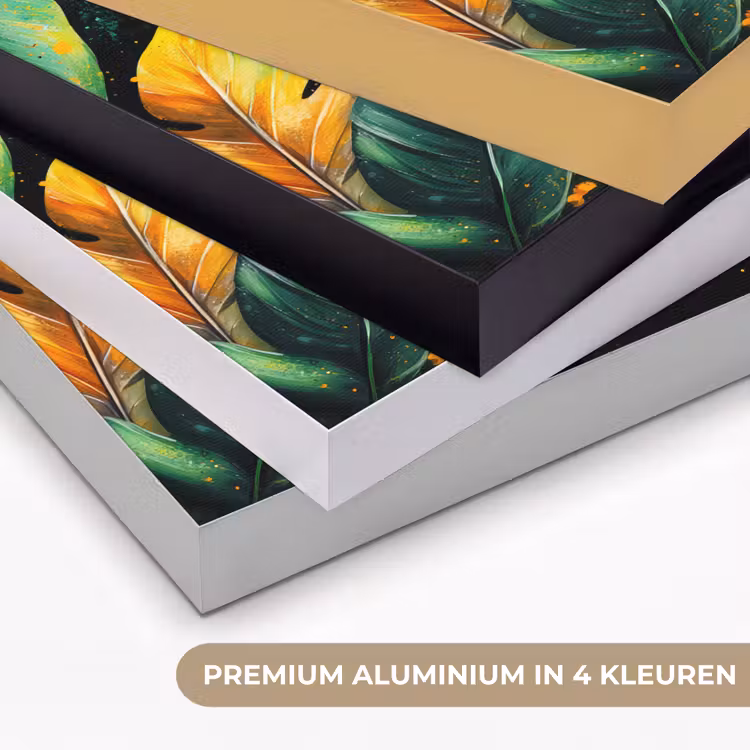 Art Frame - Bladeren - Groen - Geel - Verf - Jungle — 5