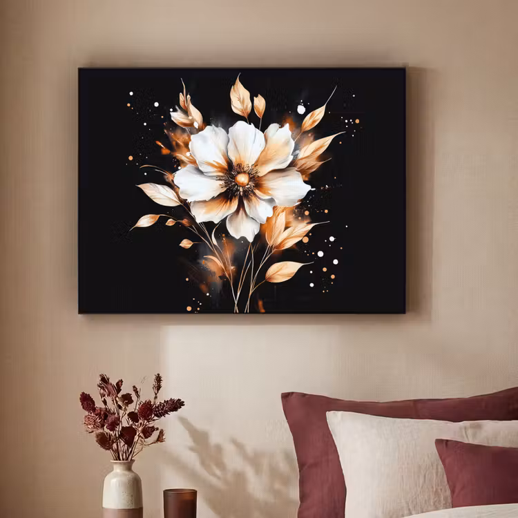 Art Frame - Bloem - Verf - Goud - Graffiti - Modern — 2