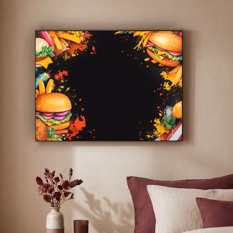 Art Frame - Fastfood - Graffiti - Hamburger - Eten - Modern — 2