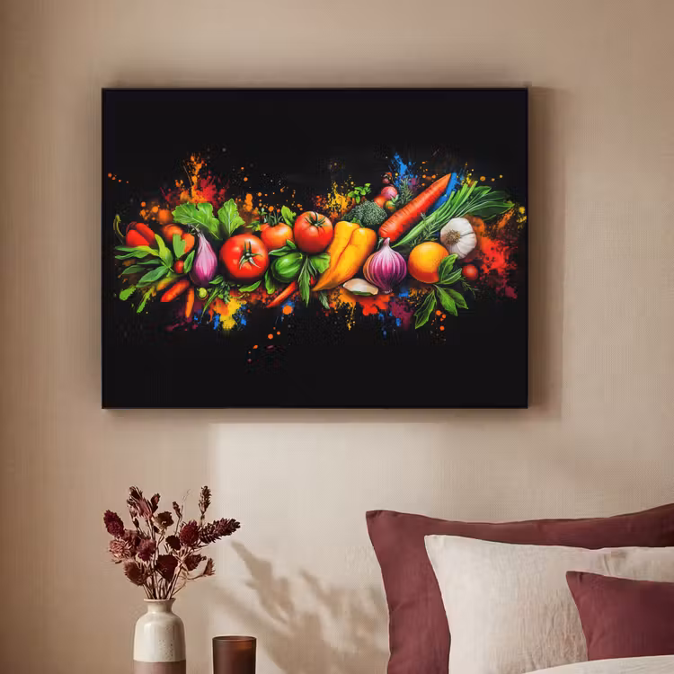 Art Frame - Groente - Eten - Kruiden - Graffiti - Koken — 2
