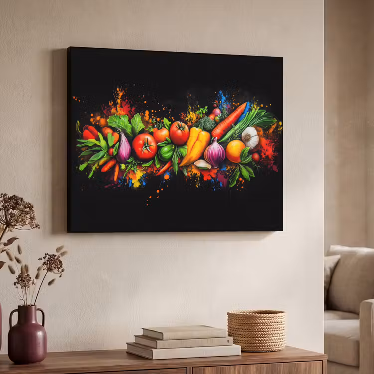 Art Frame - Groente - Eten - Kruiden - Graffiti - Koken — 4