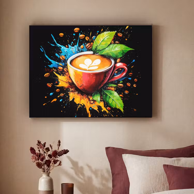Art Frame - Koffie - Graffiti - Drinken - Abstract — 2