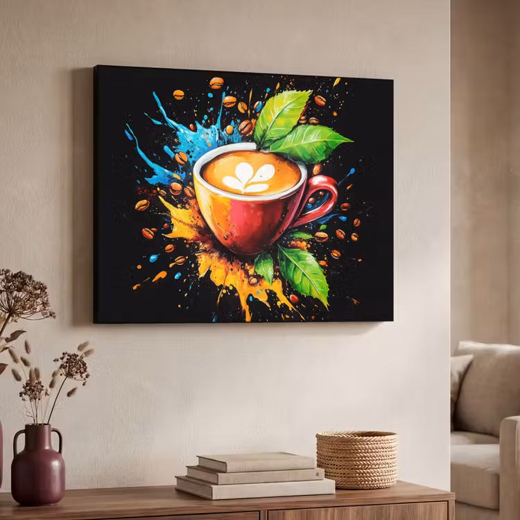 Art Frame - Koffie - Graffiti - Drinken - Abstract — 4
