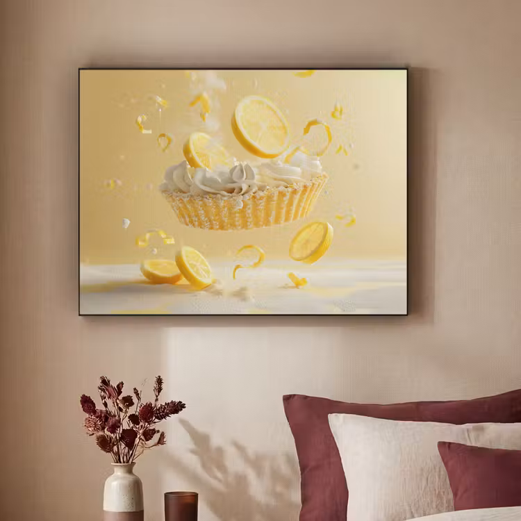 Art Frame - Citroen - Taart - Eten - Geel — 2