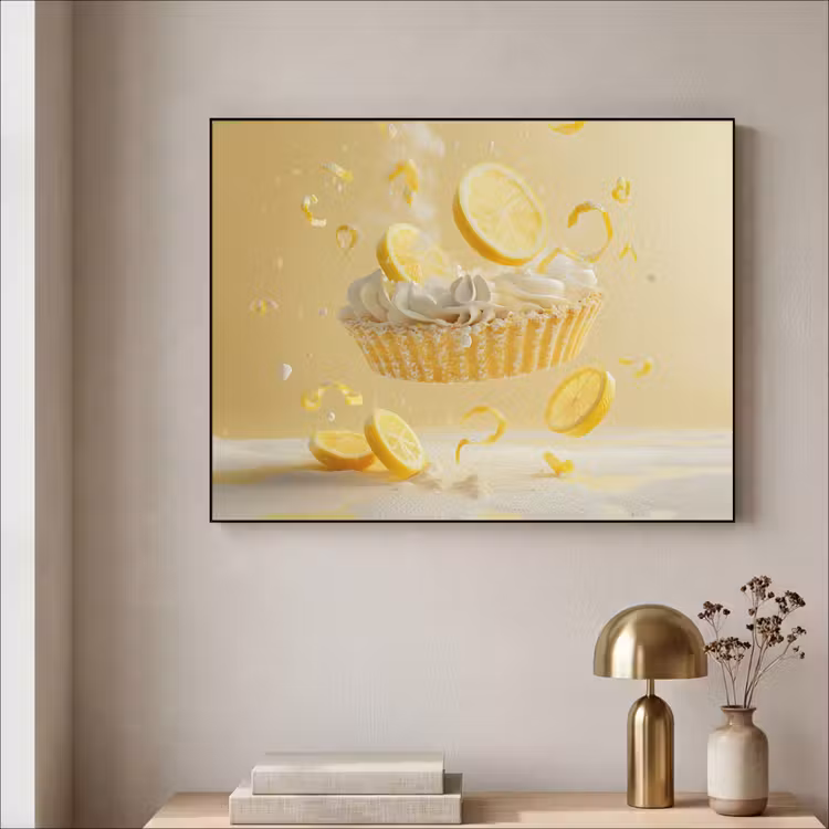 Art Frame - Citroen - Taart - Eten - Geel — 3
