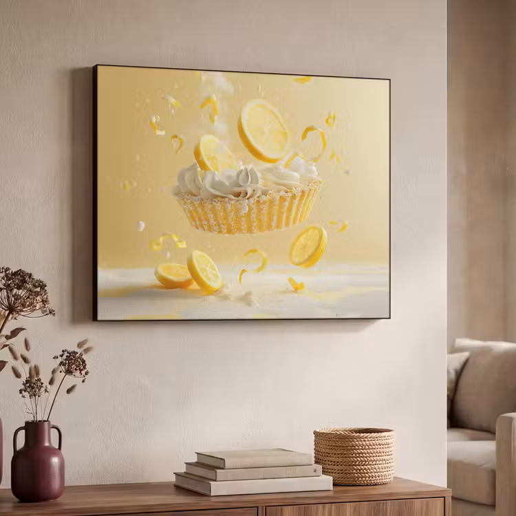 Art Frame - Citroen - Taart - Eten - Geel — 4