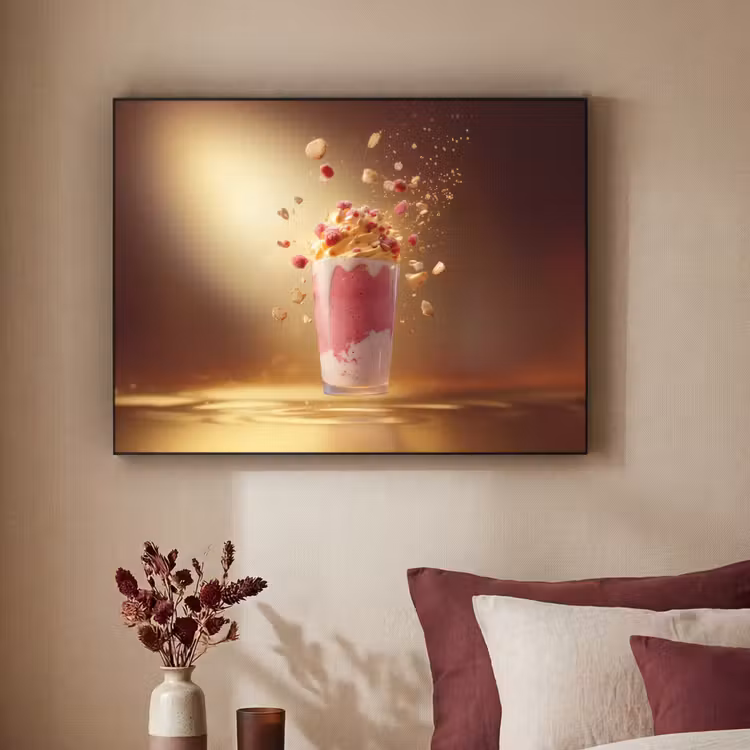 Art Frame - Framboos - Smoothie - Drinken - Roze — 2