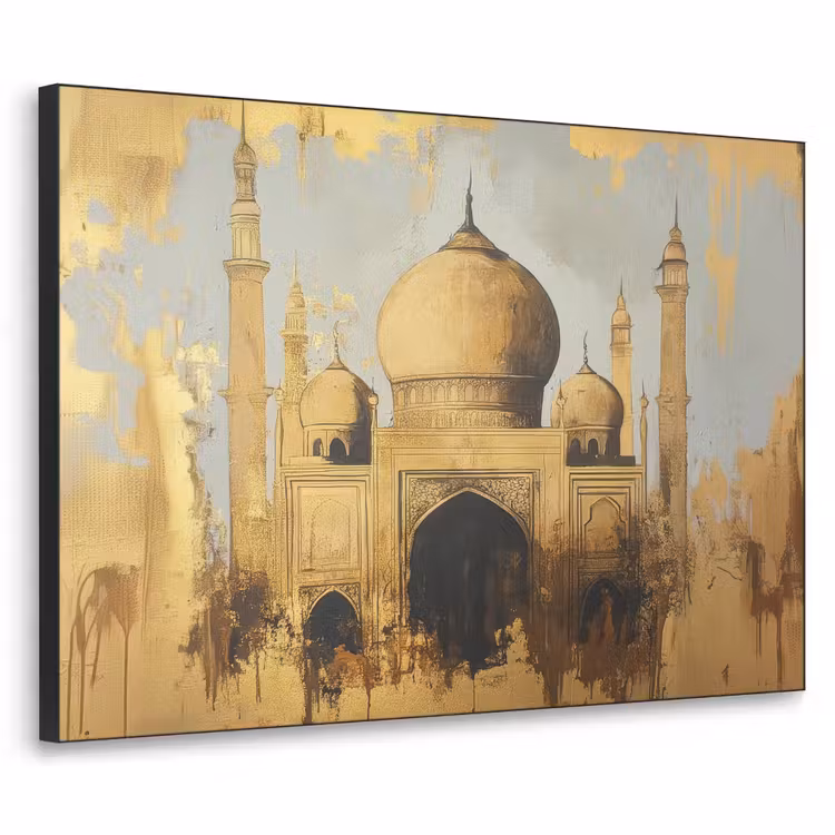 Art Frame - Moskee - Goud - Arabisch - Ramadan - Islamitische — 1