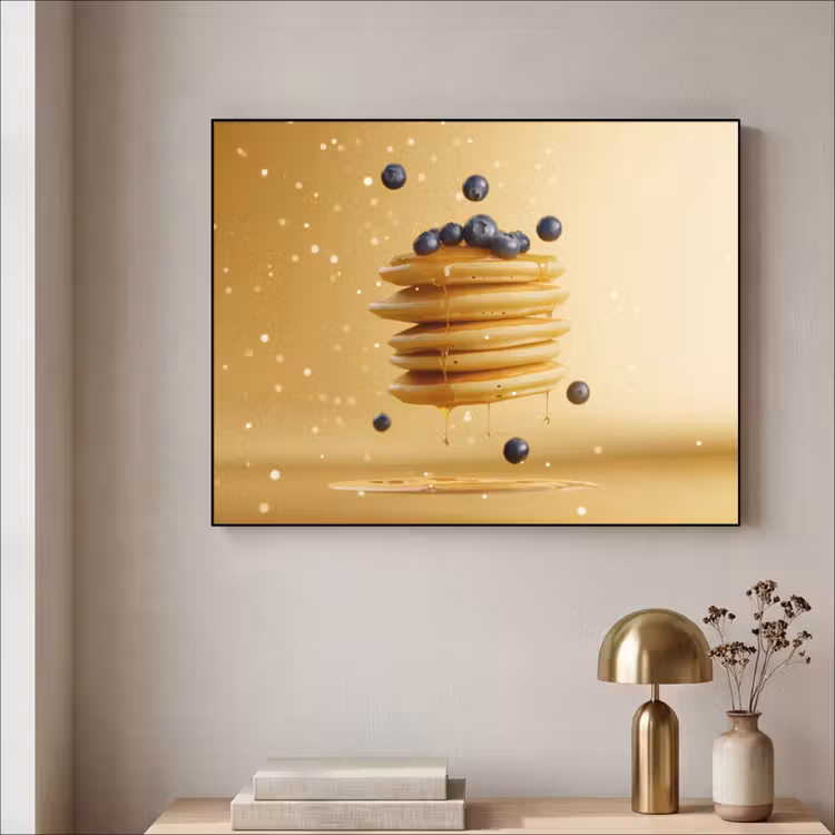 Art Frame - Pannenkoeken - Eten - Honing - Geel — 3