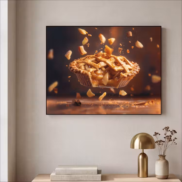 Art Frame - Appel - Taart - Warm - Eten — 3