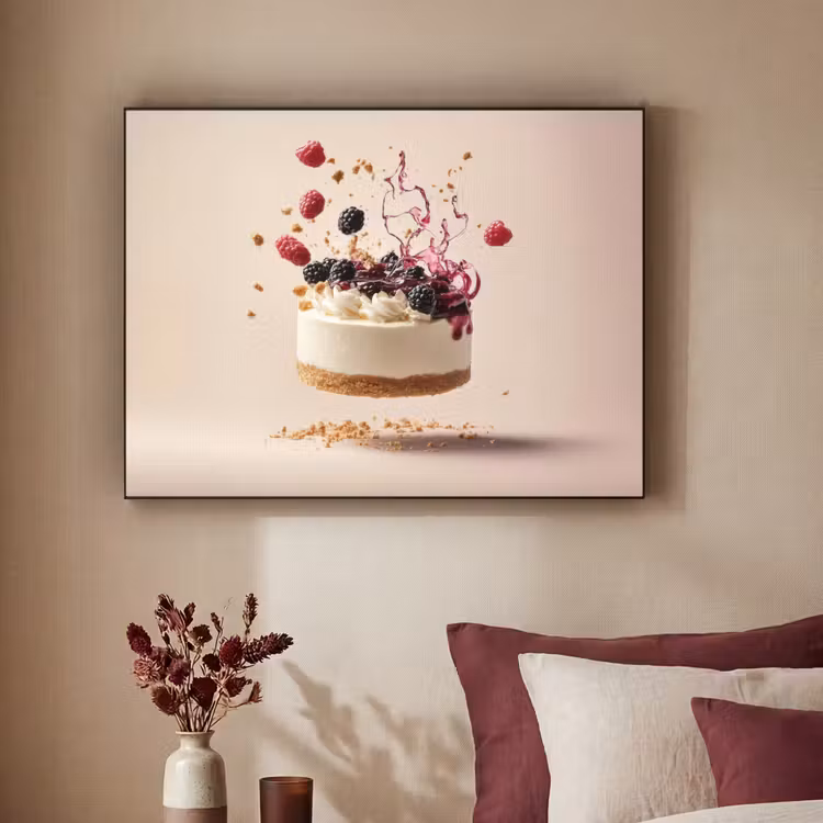 Art Frame - Cheesecake - Eten - Roze - Taart — 2