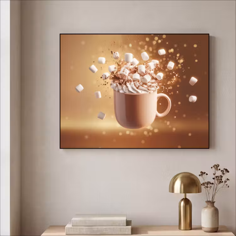 Art Frame - Chocomelk - Drinken - Warm - Bruin — 3