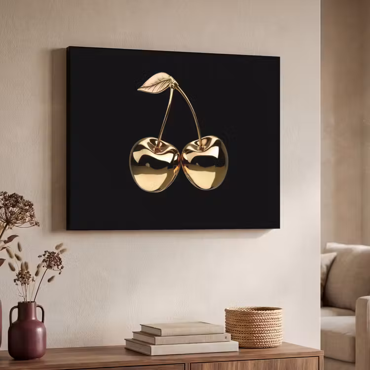 Art Frame - Kersen - Zwart - Goud - Chrome — 4