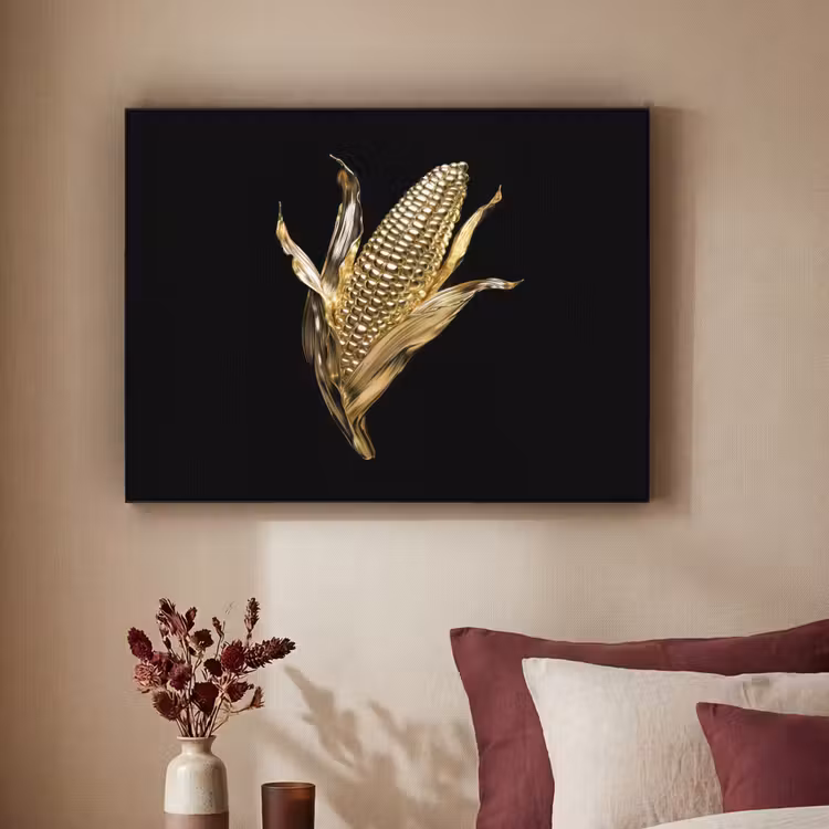Art Frame - Mais - Eten - Goud - Zwart — 2