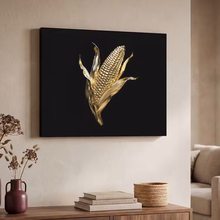 Art Frame - Mais - Eten - Goud - Zwart — 4